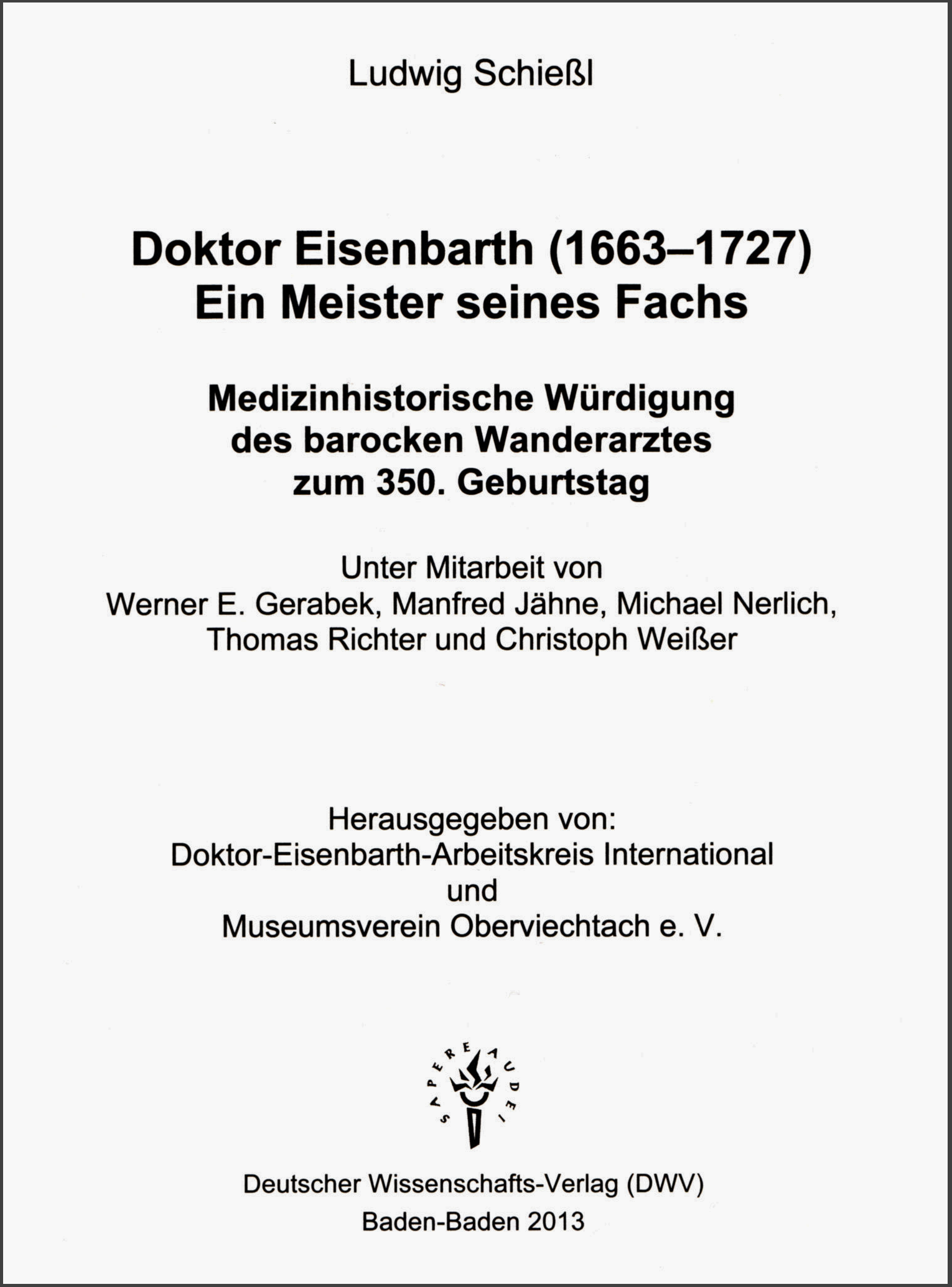 Eisenbarth - Ein Meister seines Fachs